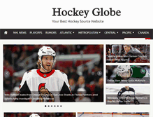 Tablet Screenshot of hockeyglobe.com